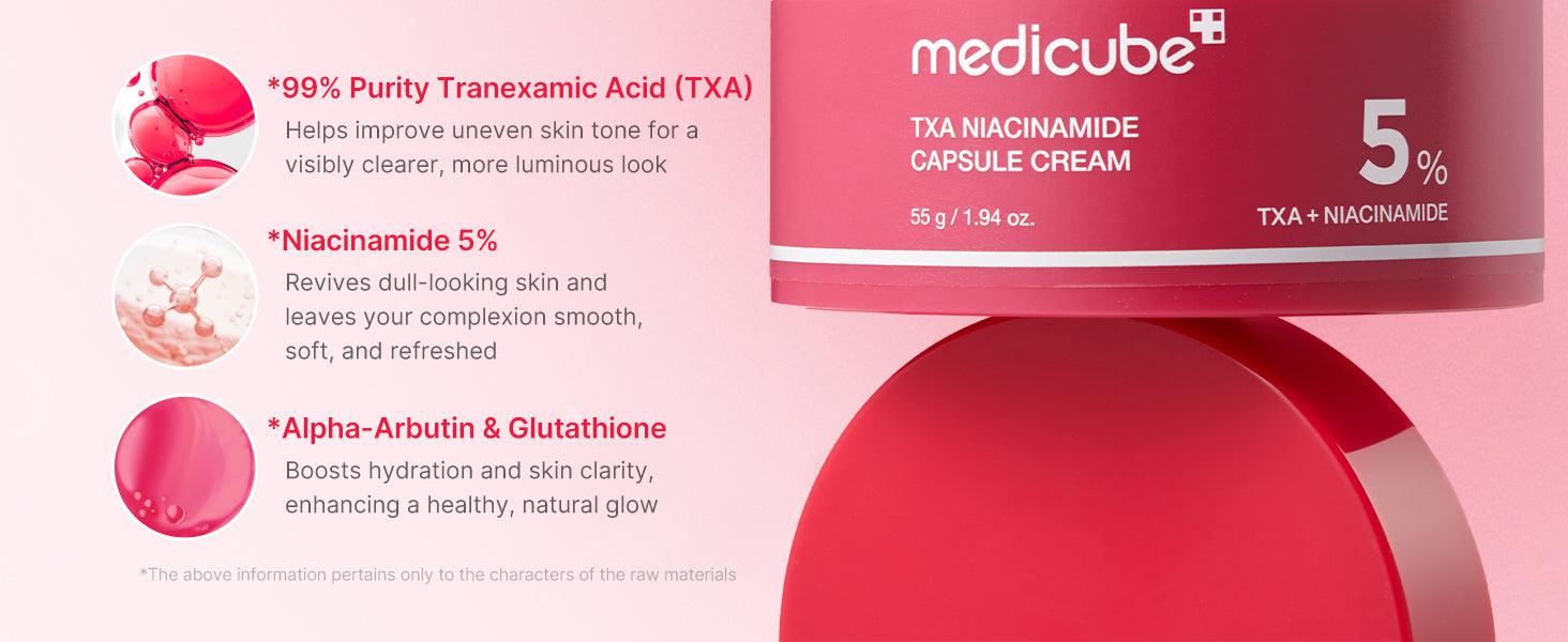 medicube Capsule Cream with TXA + Niacinamide 55g| Korean Skin Care