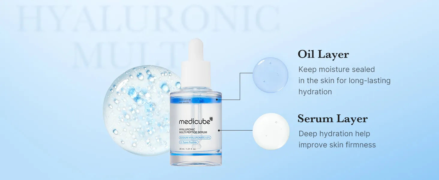 medicube Hyaluronic Multi Peptide Serum 30ml, Korean Skin Care