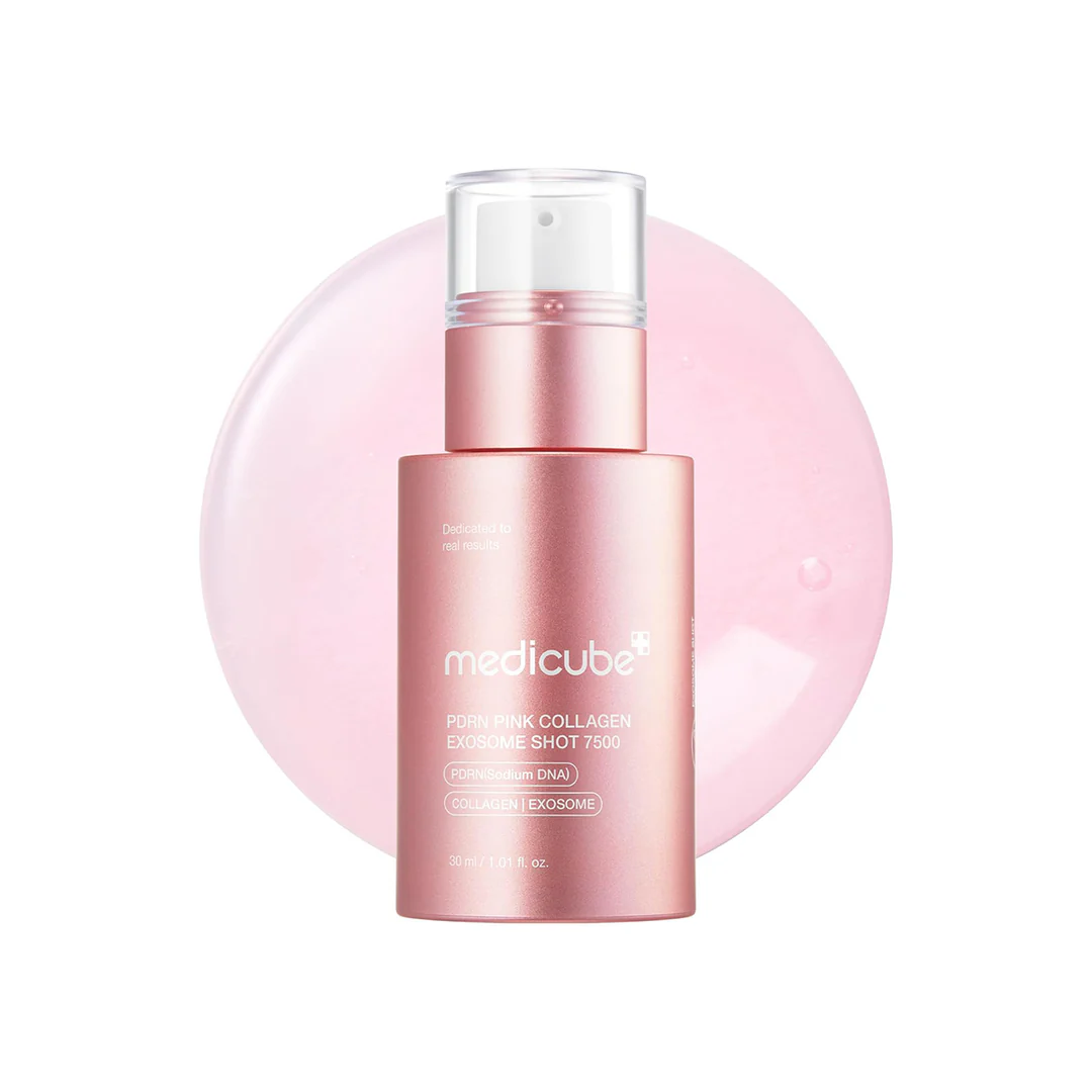 medicube PDRN Pink Collagen Exosome Shot Serum 30ml, Korean Skin Care
