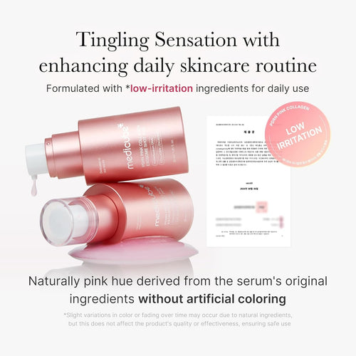 medicube PDRN Pink Collagen Exosome Shot Serum 30ml, Korean Skin Care