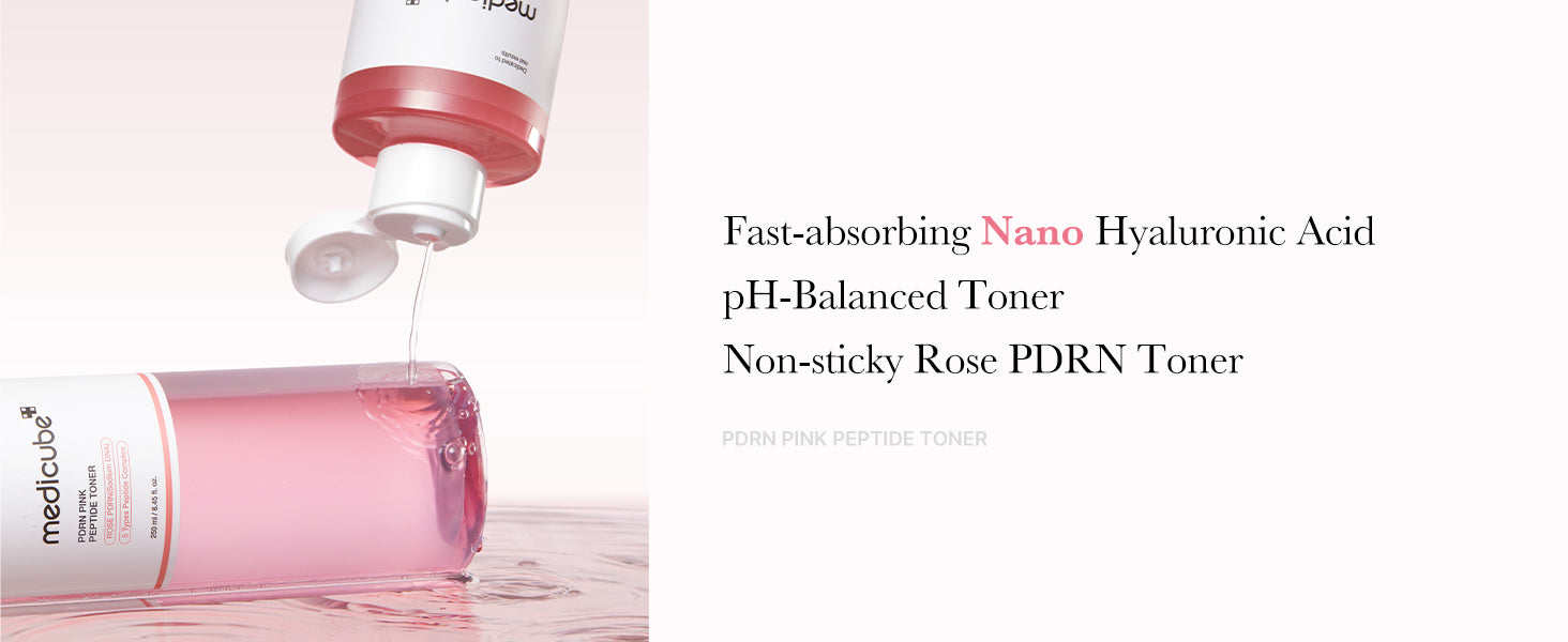 medicube PDRN Toner Rose PDRN Peptide Toner 250ml| Korean Skin Care