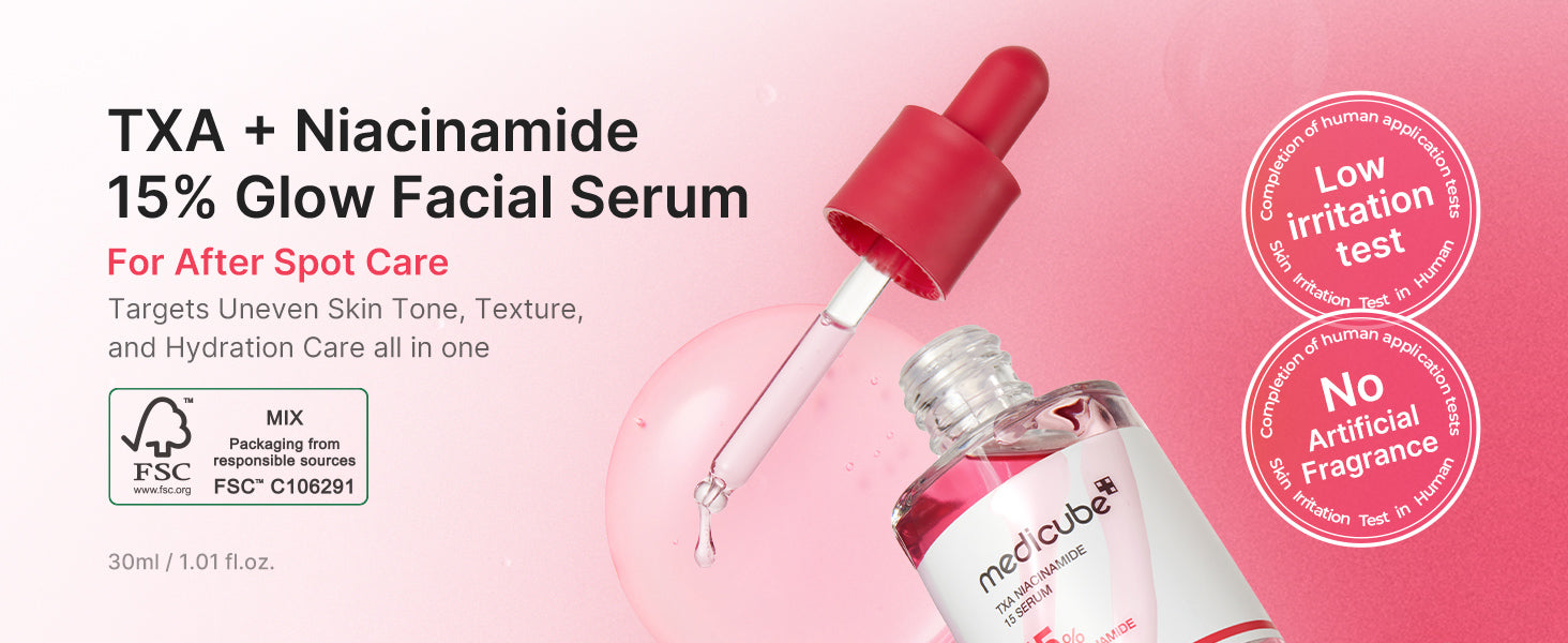 medicube TXA+Niacinamide 15% Glow Facial Serum 30ml | Korean Skincare