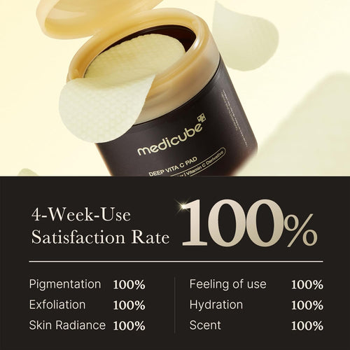 medicube Toner Pads Deep Vita C Facial Toner Pad 70Pads |Korean Skin Care