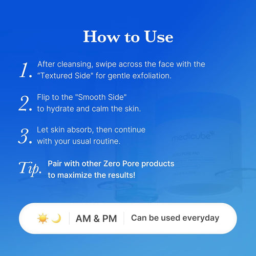 medicube Zero Pore Pads 2.0 70 Pads| Korean Skin Care