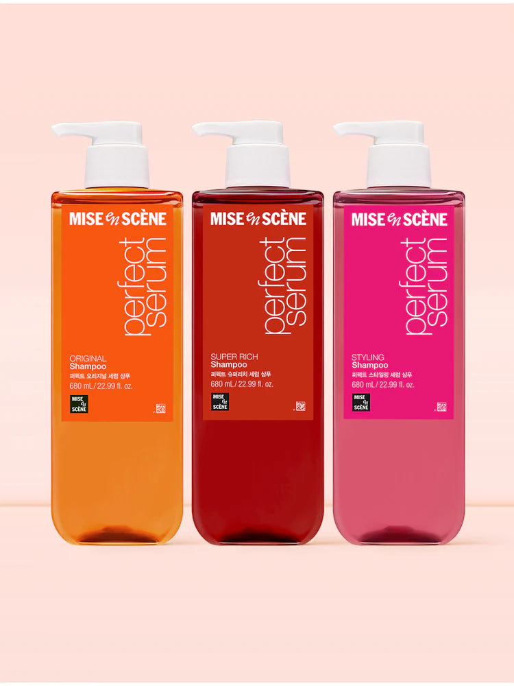 mise en scene Perfect Serum Shampoo 680ml, Korean Hair Care