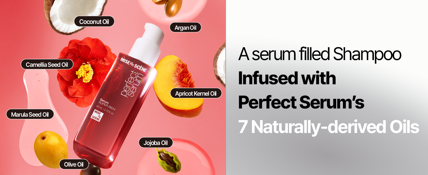 mise en scene Perfect Serum Shampoo 680ml, Korean Hair Care