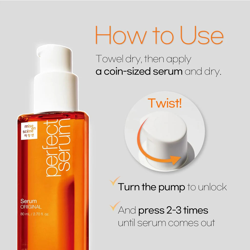 mise en scene Perfect Serum 80ml, Korean Hair Care