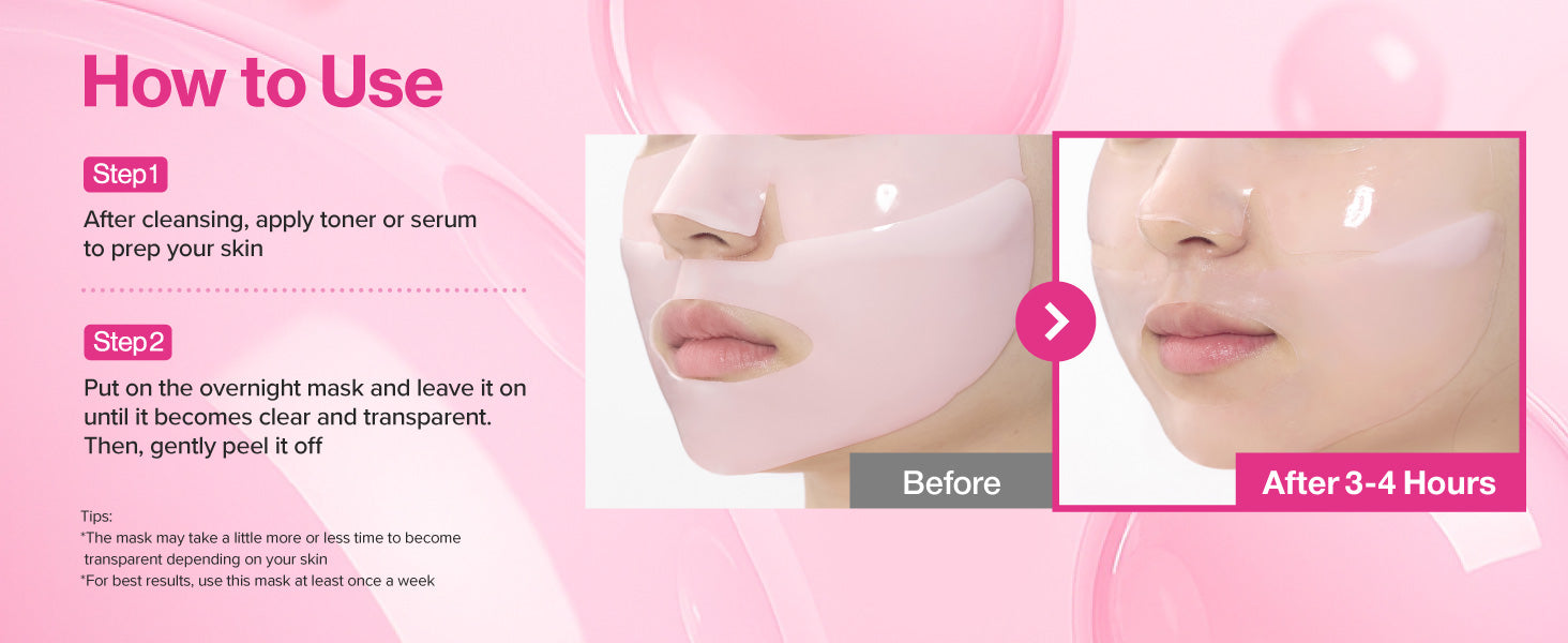 numbuzin No.2 Rose PDRN Overnight Collagen Mask 37g 5EA | Korean Skin Care