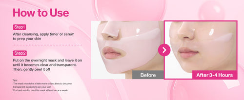 numbuzin No.2 Rose PDRN Overnight Collagen Mask 37g 5EA | Korean Skin Care