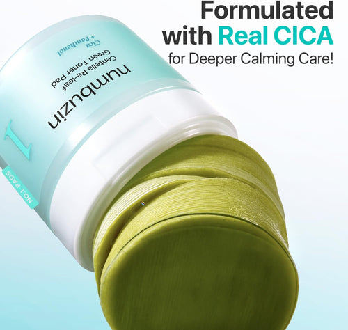 numbuzin No.1 Centella Re-Leaf Green Toner Pad 70 Pads/6.42 fl. oz.
