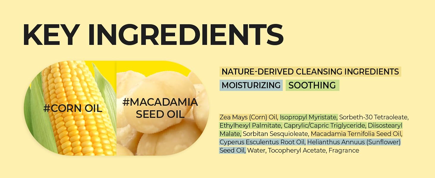 numbuzin No.1 Easy Peasy Cleansing Oil, Lightweight Makeup Remover & Facial Cleanser,6.76 fl oz(200ml)