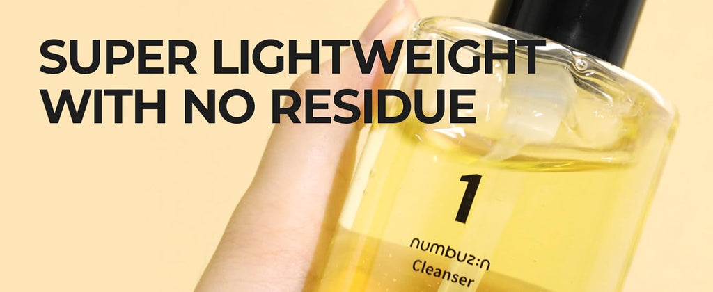 numbuzin No.1 Easy Peasy Cleansing Oil, Lightweight Makeup Remover & Facial Cleanser,6.76 fl oz(200ml)