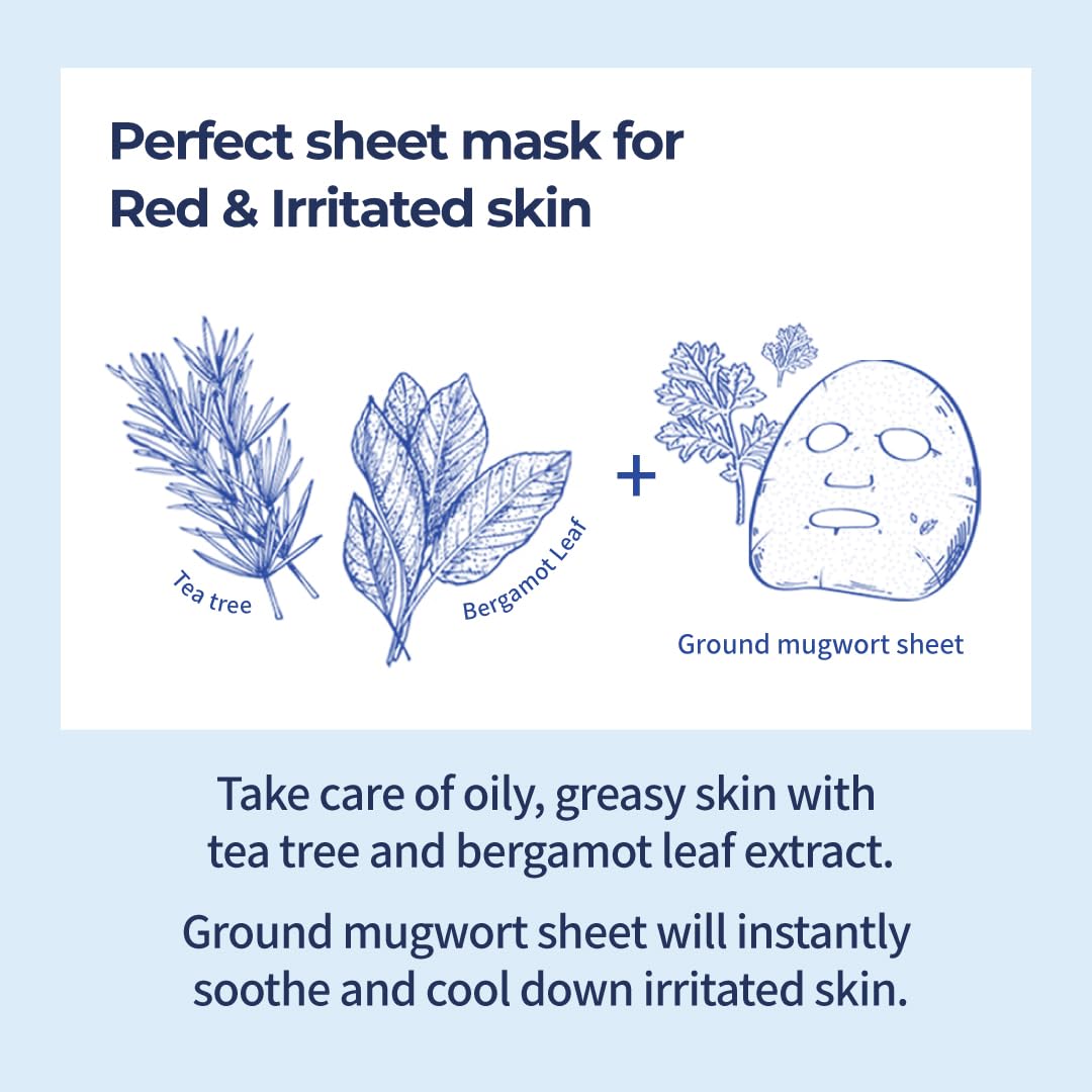 numbuzin No.4 Icy Soothing Mask 27ml × 5sheets | Korean Skincare