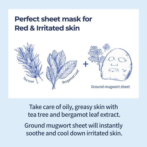 numbuzin No.4 Icy Soothing Mask 27ml × 5sheets | Korean Skincare