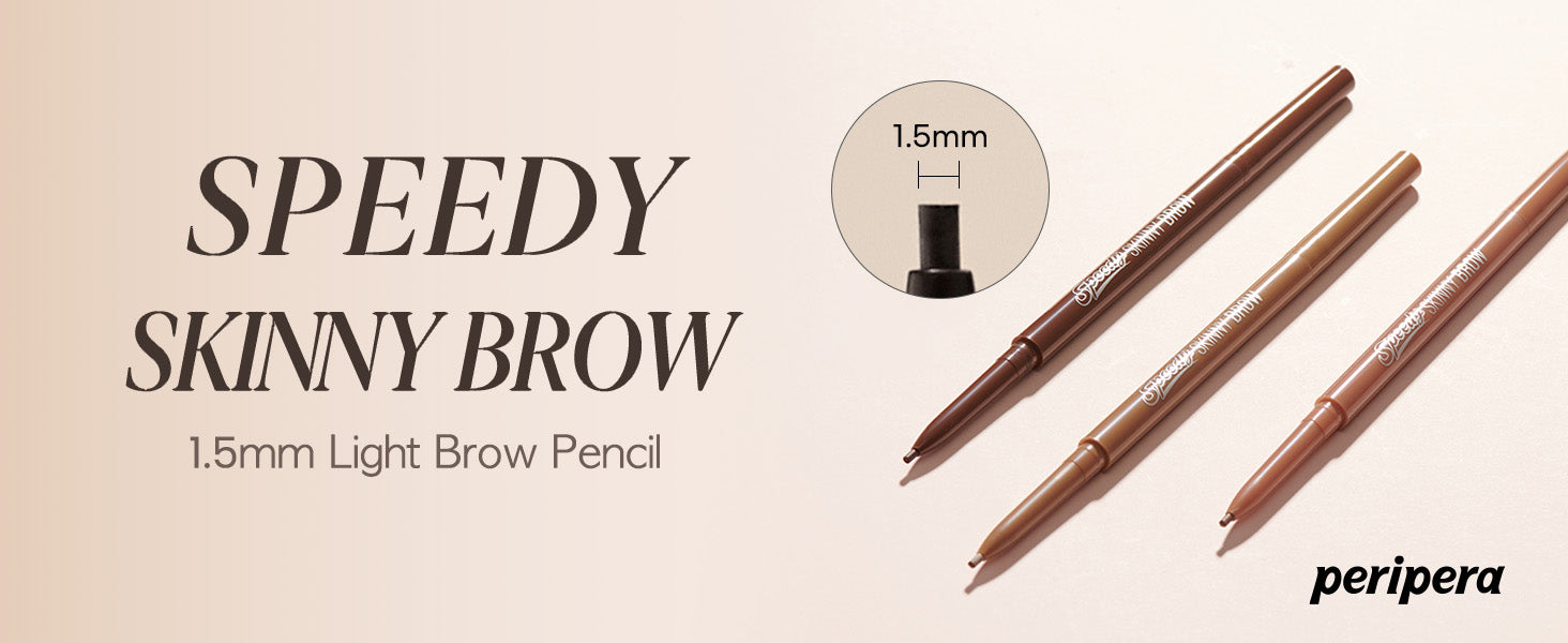 peripera Speedy Skinny Brow Eyebrow Pencil 1.5mm | Korean Makeup