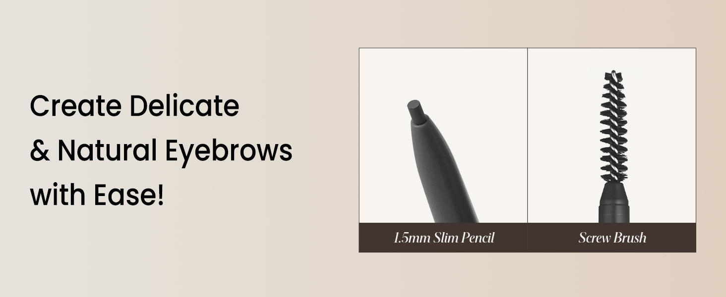 peripera Speedy Skinny Brow Eyebrow Pencil 1.5mm | Korean Makeup