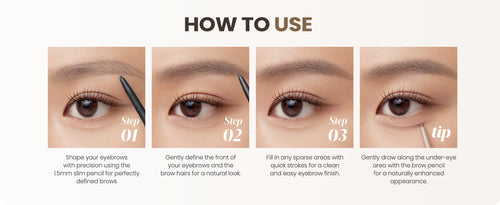 peripera Speedy Skinny Brow Eyebrow Pencil 1.5mm | Korean Makeup