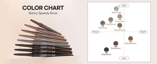 peripera Speedy Skinny Brow Eyebrow Pencil 1.5mm | Korean Makeup