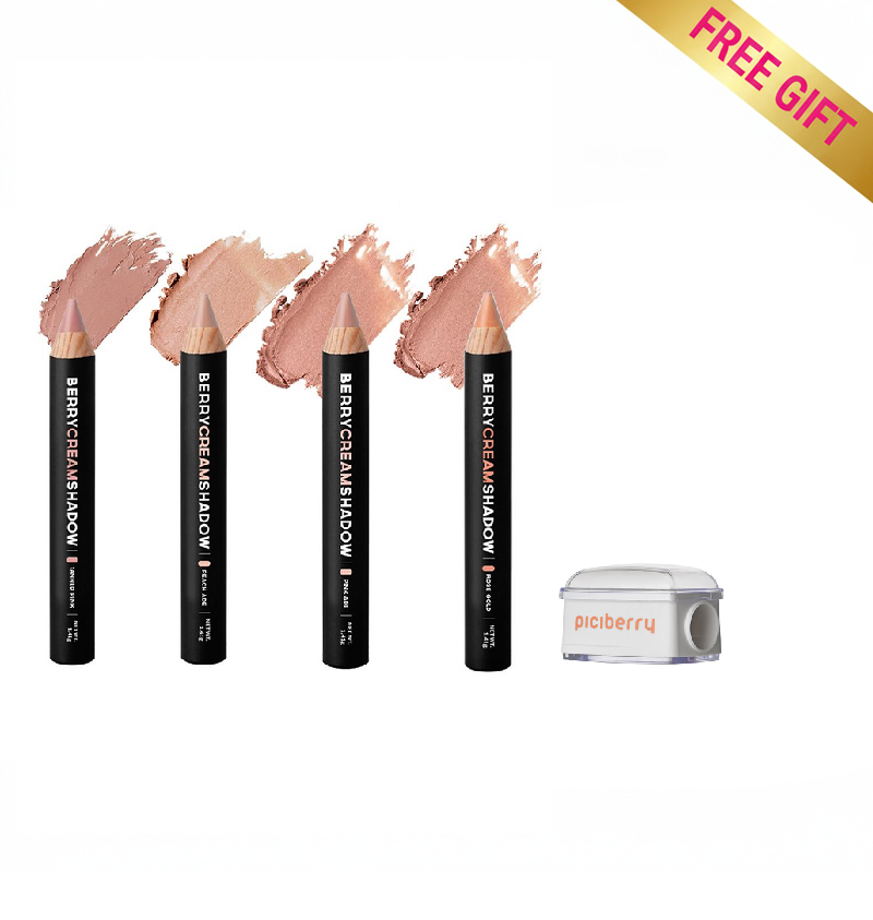 piciberry Berry Cream Shadow 1.4g (Sharpener Included),Korean Makeup