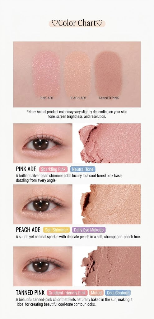 piciberry Berry Cream Shadow 1.4g (Sharpener Included),Korean Makeup