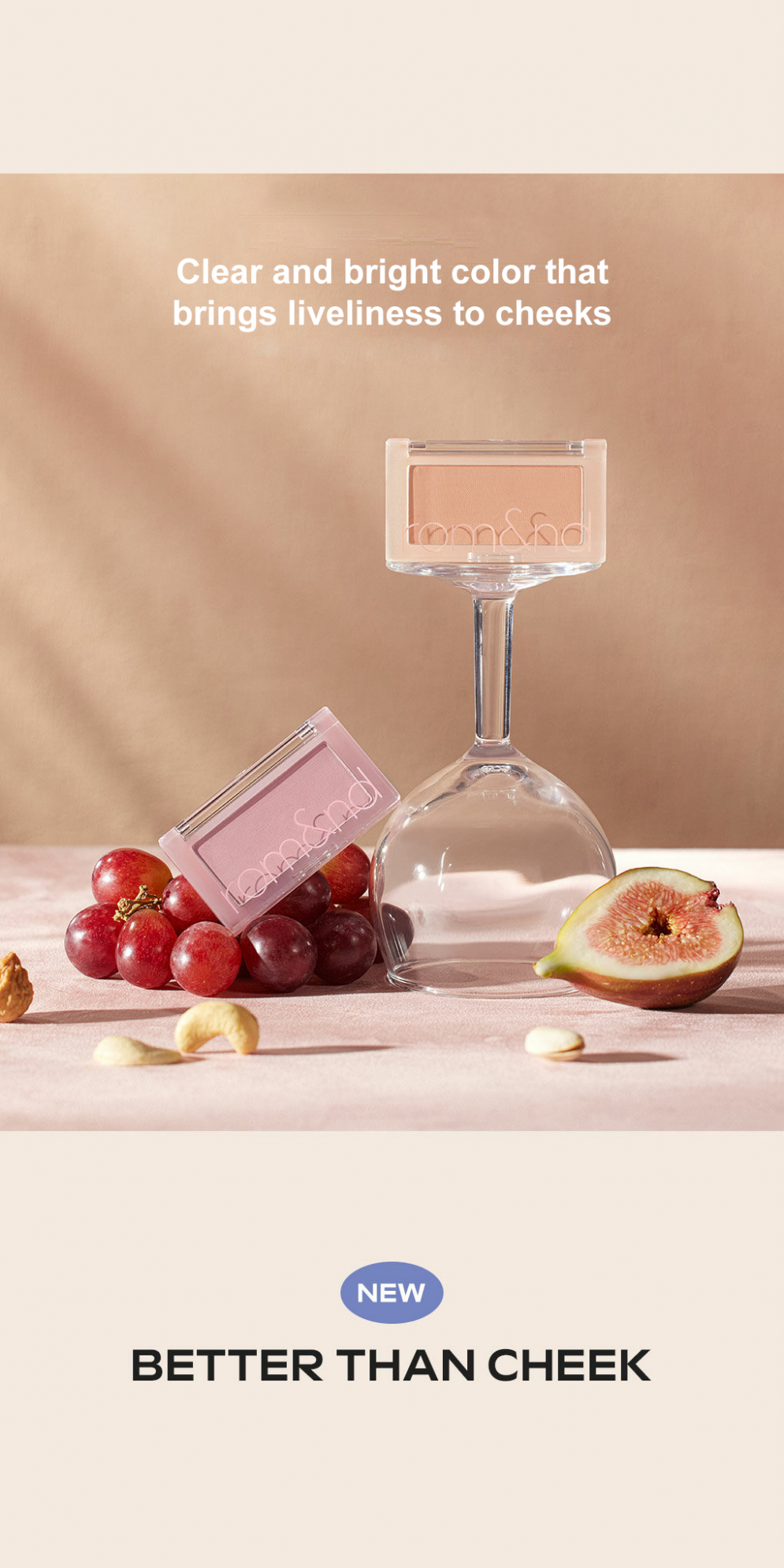 rom&nd Better Than Cheek 4g, Korean Makeup