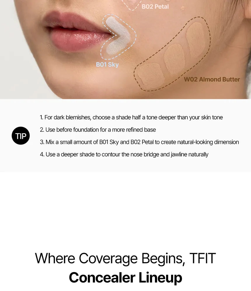 tfit IDOL COVER Concealer 6.5g | Korean Makeup