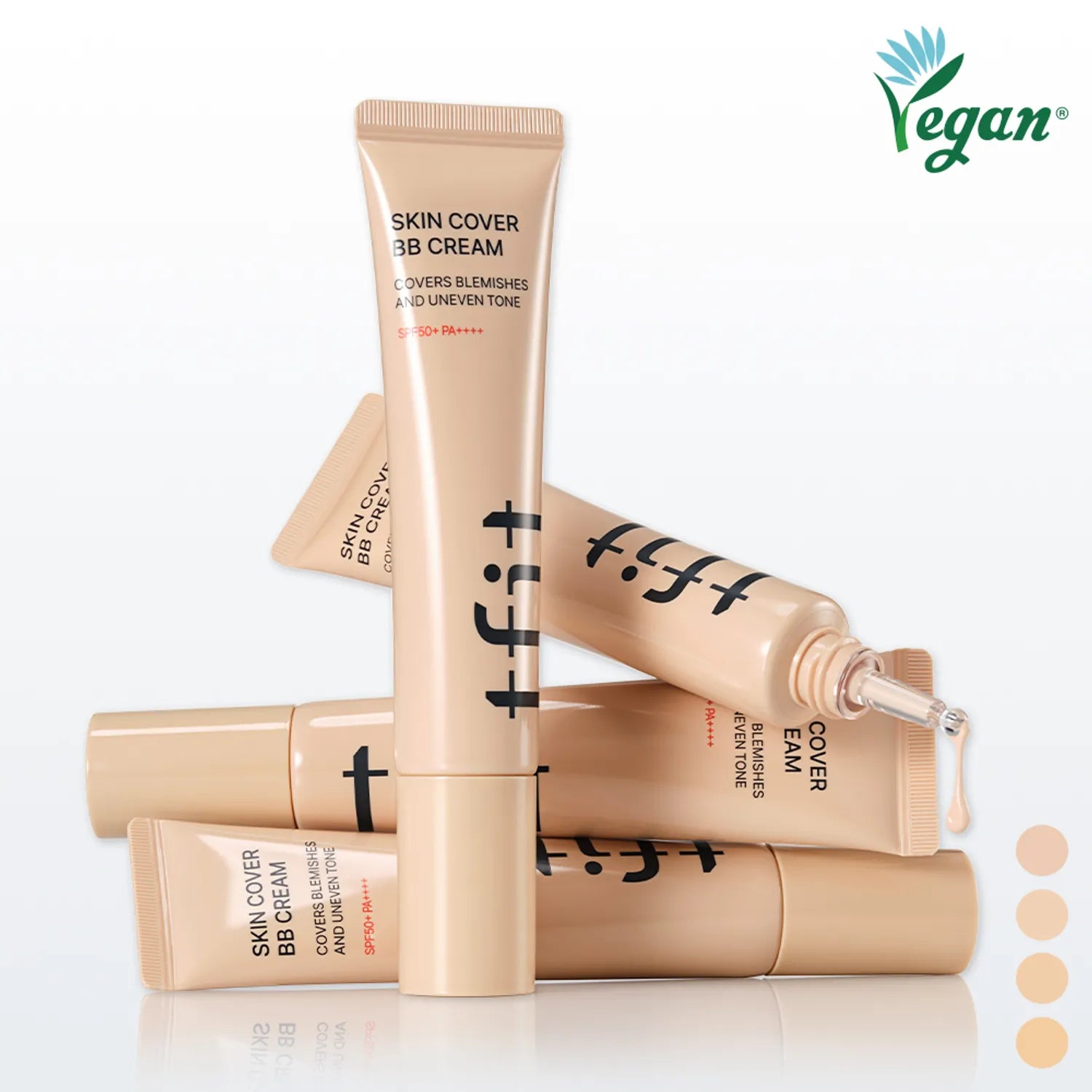 tfit Skin Cover BB Cream SPF50+PA++++ 30g,Korean Makeup