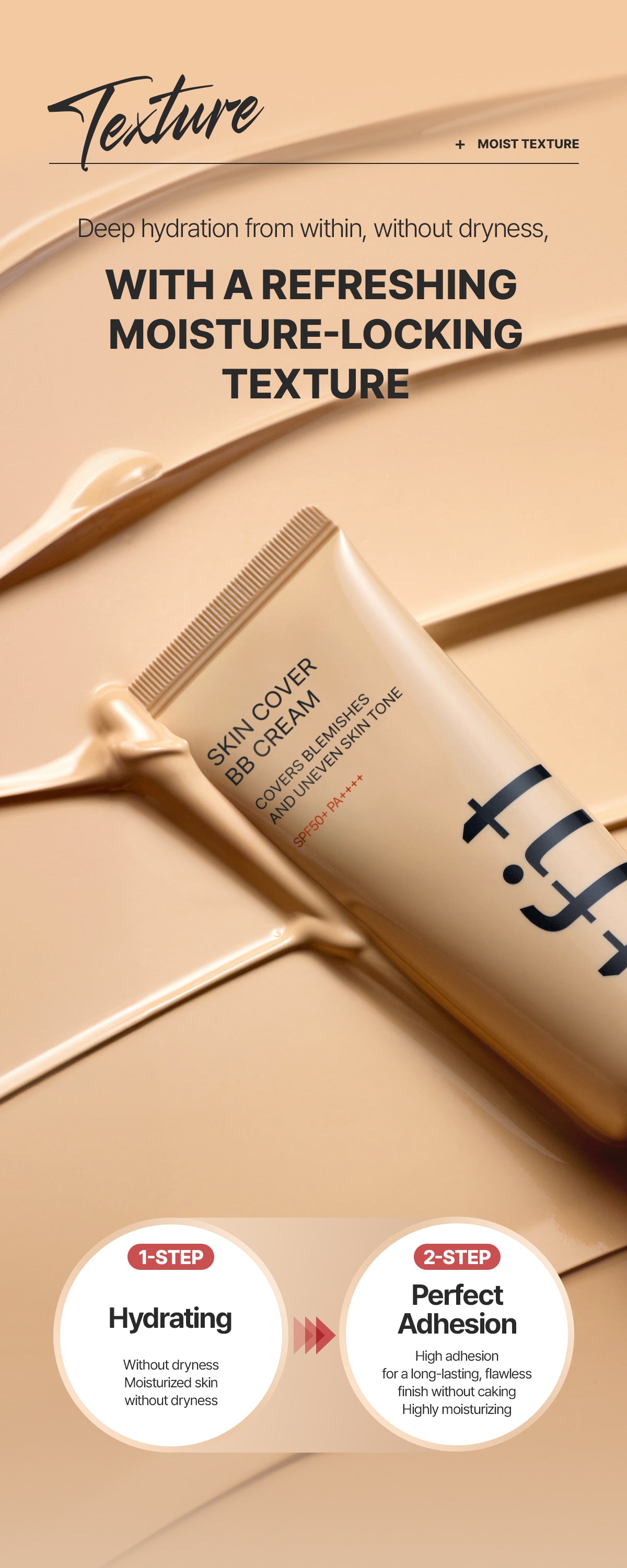 tfit Skin Cover BB Cream SPF50+PA++++ 30g,Korean Makeup