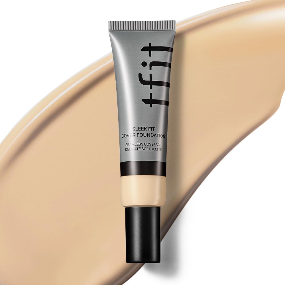 tfit Sleek Fit Cover Foundation 30g,Korean Makeup