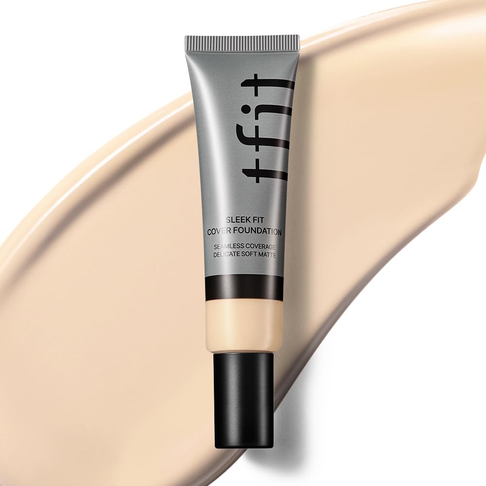 tfit Sleek Fit Cover Foundation 30g,Korean Makeup